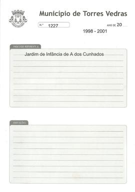 Jardim de Inf&acirc;ncia de A dos Cunhados
