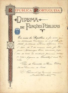 Diploma de funções públicas